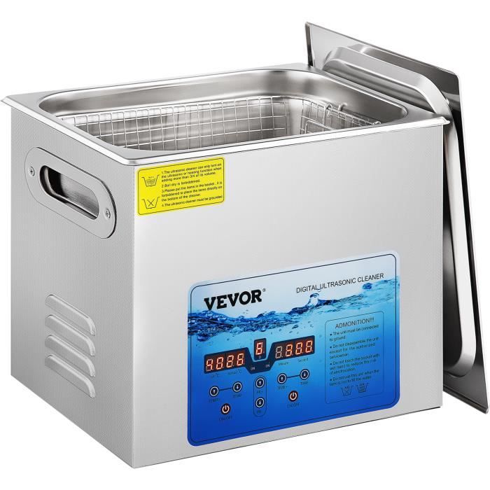 10L Nettoyeur À Ultrason Professionnel VEVOR Nettoyeur Ultrasons