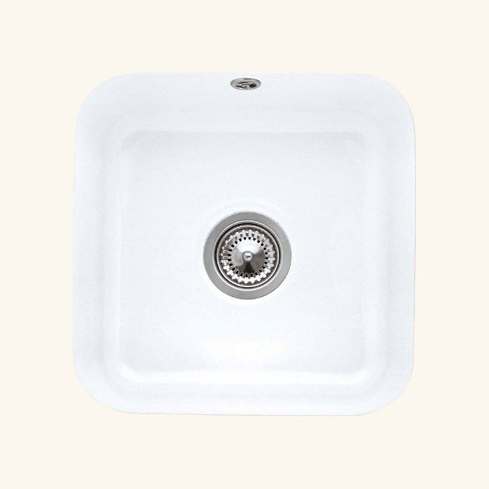 Evier sous plan céramique Villeroy & Boch CISTERNA 1 bac 445x445 - vue 2