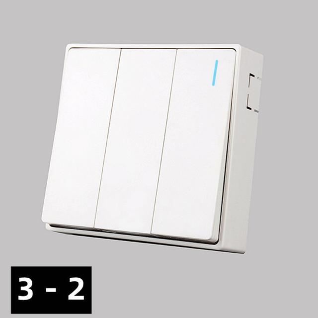 Interruptor Inteligente Para Persianas - Wi-Fi, Control Por Voz (Alexa, Google), Porcentual, 86x86 Mm
