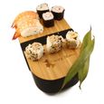 2 Boîtes d déjeuner de style japonais avec couvercle en bois, tendance et design, Boîte Bento, sans BPA, écologique, voyage, travail-1