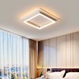 40W Minimaliste LED Plafonnier Moderne Lampe de Plafond Carré Blanc Éclairage de Bureau Dimmable Avec Télécommande Intérieur-1