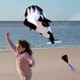 3d énorme cerf-volant d'épaulard géant sans cadre souple parafoil avec corde de cerfs-volants de 30 m-1