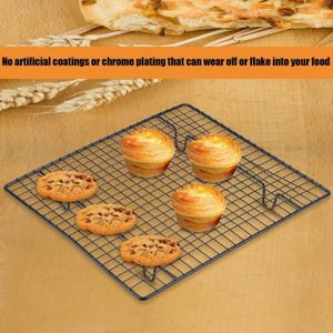 Grille De Cuisson Acier Inox 304 - 31x24cm - Pour Four, Barbecue, Refroidissement