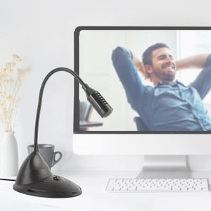 Micro USB Mini Omnidirectionnel - Anti-Bruit, Plug & Play, Pour PC, Skype, Enregistrement
