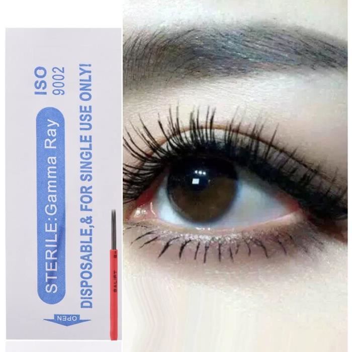 50pcs Aiguilles De Tatouage 3RL Professionnel Stériles Aiguilles De