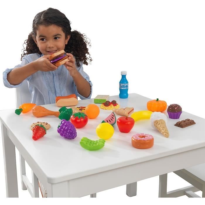 37pcs Jouet de Cuisine Enfant Plastique Kit de Jouet Educatif set de  plastique Fruits et Légumes à Couper Panier Cuisine - Cdiscount Jeux -  Jouets