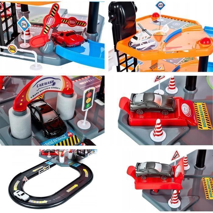 LumenVela Garage Machines Pour Enfants, 142 PCS Parking Machines Pour