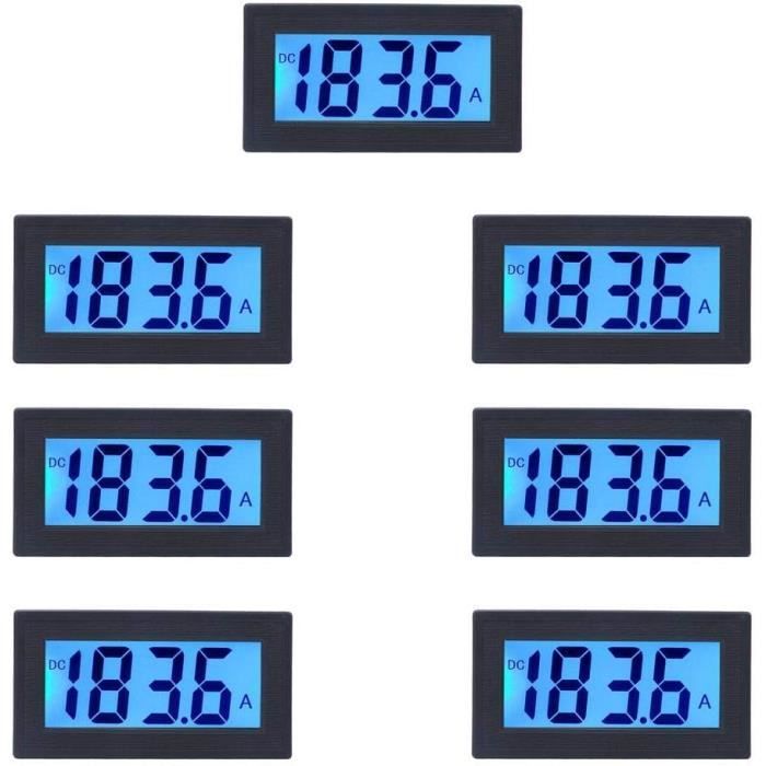 Agatige Misuratore di Tensione,YB5135DB Tester di Tensione Digitale Mini Voltmetro, Display Digitale LCD Misuratore A Tre Fili Monitor Voltmetro Impermeabile Completamente Chiuso DC(DC0-100V