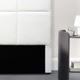 Tête de lit design Alexi - MEUBLER DESIGN - Blanc - Contemporain - Carré tapissier - Bois-2