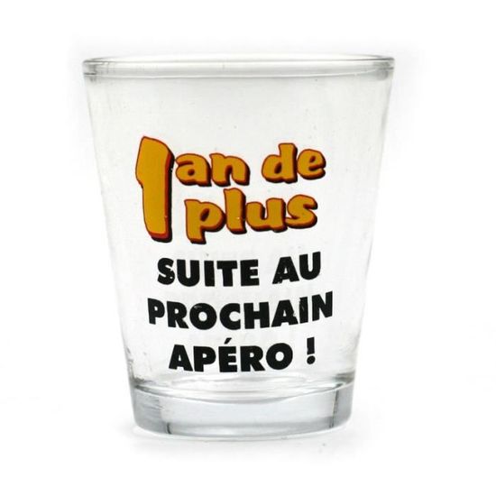 Pack 4 Shooters 1an De Plus Joyeux Anniversaire Cdiscount Maison