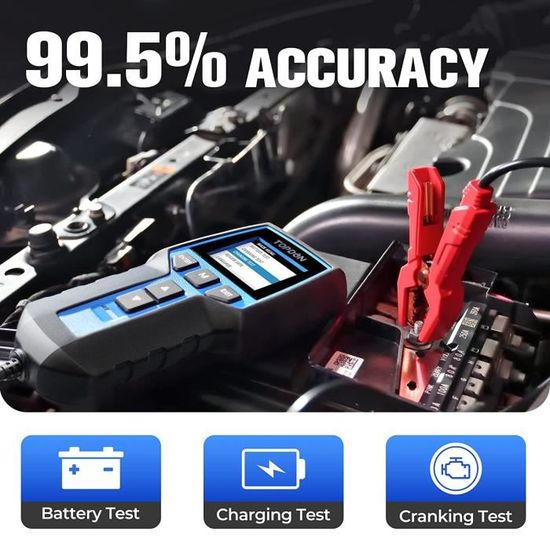 TurnRaise 12V Tension Batterie Affichage Numérique Voltmètre pour Moto  Bateau Voiture : : Auto et Moto