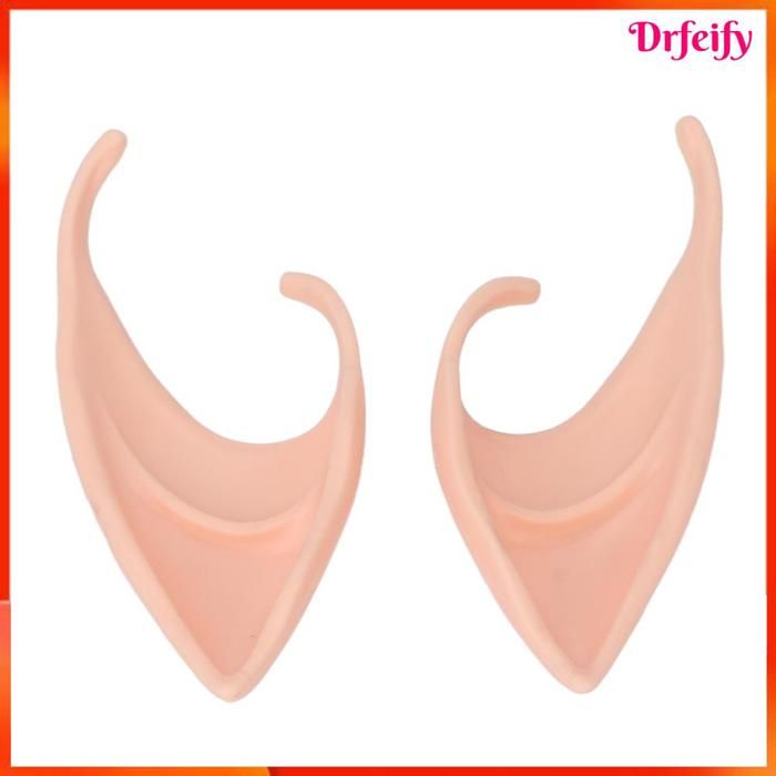 Oreilles D'Elfe En Latex – Cosplay Fantasy, Halloween, Fête – Taille 10 Cm Ou 12 Cm – Lavable Et Réutilisable - 2