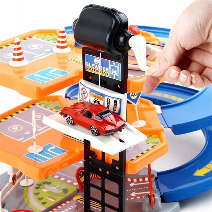 Set de circuit de voiture flexible FleXtreme Discovery Set avec piste allongée Smoby