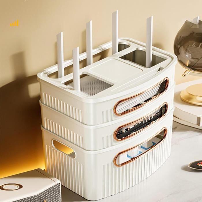 Luernas Cache-Routeur Wifi | Rack De Stockage De Routeur Wifi De Bureau ...