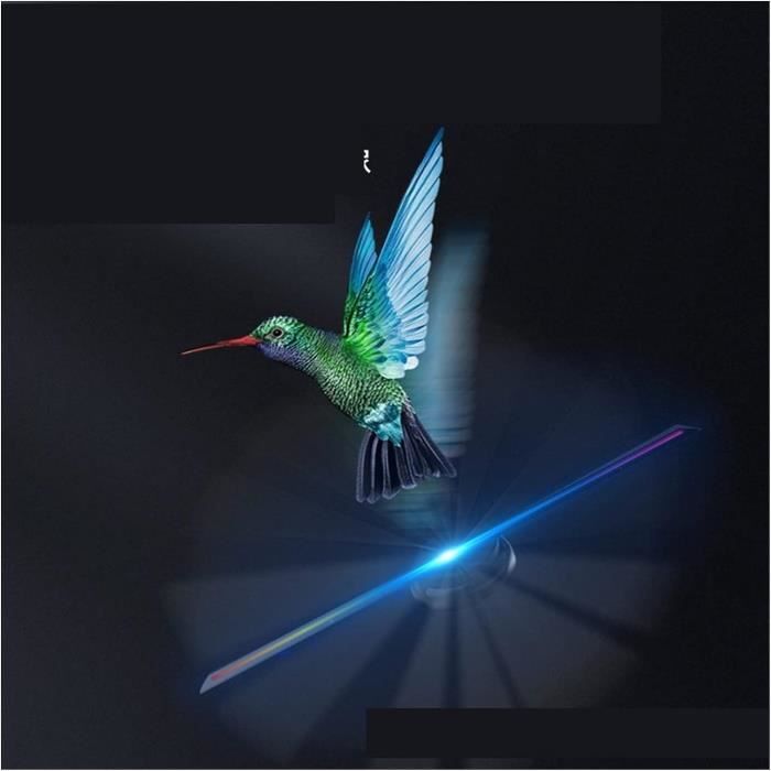 Projecteur Holographique WiFi 42cm 224LED, Perles De Lampe, Téléchargement D'image Lumineuse Publicitaire 3D Holographique, Lecteur D'hologramme, Affichage Du Logo