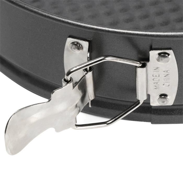Lot de 3 moules à gâteaux en forme de cercle, carré et cœur, antiadhésifs – Doudou express