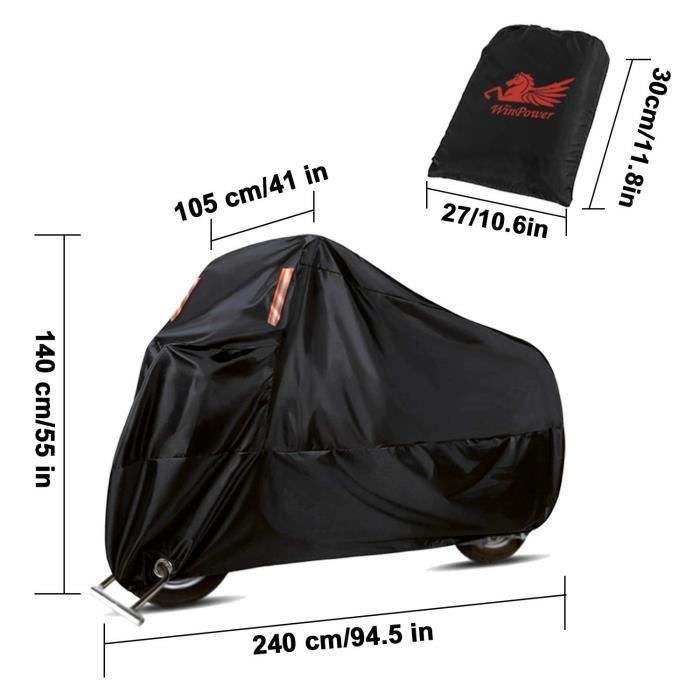 Endflats-Kit d'enveloppes de protection de moto, couvertures de