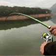 Canne à pêche télescopique en fibre de verre en fibre de carbone 3M avec mangeoire, très adaptée à la pêche-3