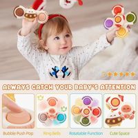 Spinner Bébé Ventouse, Jouets de Bain Bébé sans BPA Baby Spinner Toy Imperméable Jouet de Bain Spinner Bébé Ventouse, Jouets de Bain Bébé sans BPA Baby Spinner Toy Imperméable Jouet de Bain
