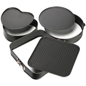 Lot De 4 Moules à Chaussons Ibili - 5.5/7.5/9.5/12.5 Cm - Plastique Alimentaire Blanc