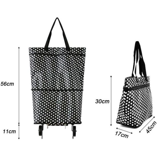 Sac De Courses Pliable Réutilisable 46x60cm - 2 Pièces Polyester | Léger Et Résistant