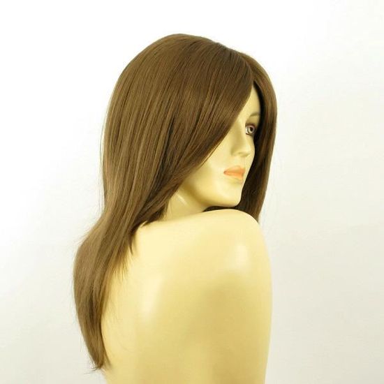 perruque chatain clair longue