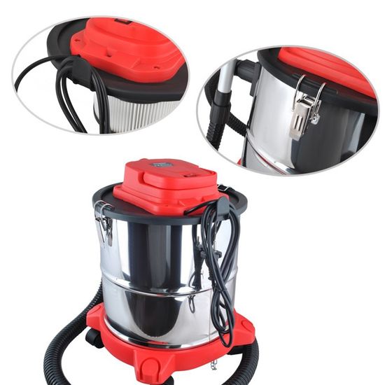 Aspirateur à Cendres, 20 L, Résistant à La Chaleur, 1600 W