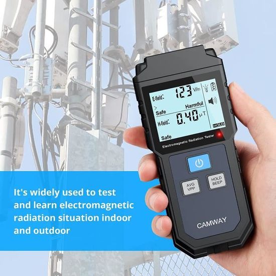 Détecteur EMF Numérique - Mesure Rayonnement Onde électromagnétique - Neuf