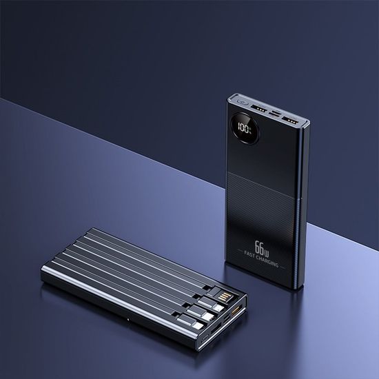 Weuiortn®25000mAh Batterie Externe Portable Mode Lcd Power Bank Avec 2