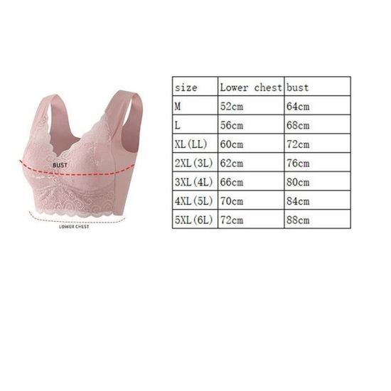 Lot De 3 Soutiens-gorge Sans Armatures Femme - Dentelle, Bretelles Larges, Confort Quotidien - Sans Couture, Pour Sport Doux, Sommeil, Grossesse - Grande Taille Disponible
