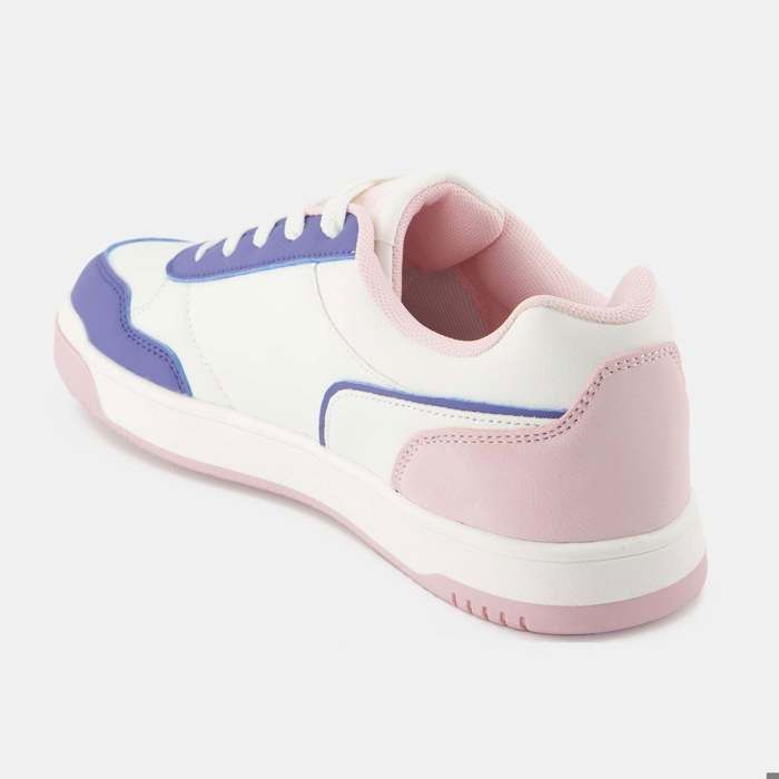 Baskets femme Le Coq Sportif Court Breaker GS optical white/purple