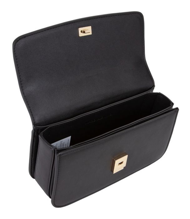 Sac Valentino Flap Re - Bandoulière Ajustable, Couleur Nero, 100% Polyuréthane