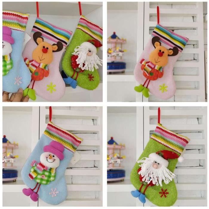 Kit De Couture 12 Chaussettes De Noël En Feutre – Activité Manuelle DIY Pour Enfants, Débutants, Créatif Et Ludique