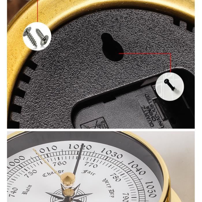 Horloge de marée & heure Horizontal NORTHCARE - Pendule & horloge bateau & camping-car - H2R
