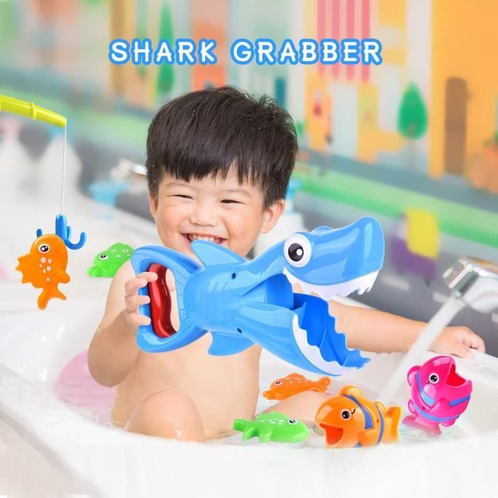 Jouet De Bain Requin à Remonter – Pour Bébé Dès 1 An, Flotte, Animation Baignoire Et Piscine