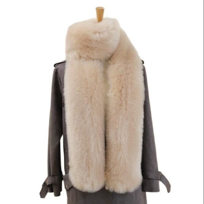 Châle Fausse Fourrure Femme Hiver - Écharpe Luxueuse 156x29 Cm Pour Mariage Et Occasions Spéciales