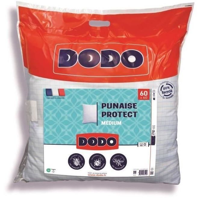 DODO Oreiller DODO - Protection Totale anti acariens- 60x60 cm - ANGE  GARDIEN