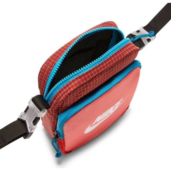 Sacoche Nike Heritage Rouge A Carreaux rouge Cdiscount Bagagerie Maroquinerie