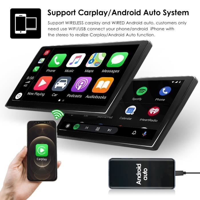 Autoradio Android 13 12.3" Pour Jeep Wrangler JK 2011-2018 - Qualcomm 8-Core, 4Go/64Go, Carplay/Android Auto Sans Fil