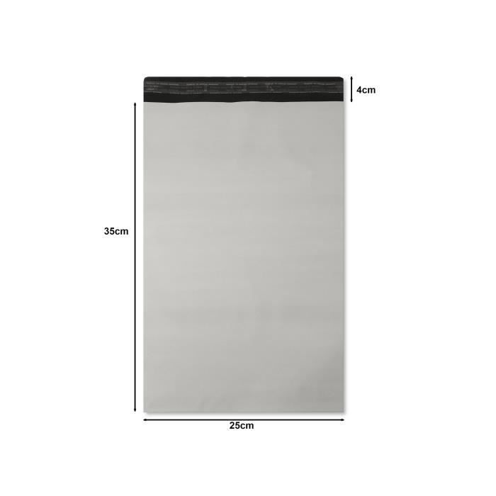 Jeco - De 25 à 1000 Pochettes Plastique D'expédition Opaques