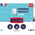Oreiller médium DODO 60x60 cm - Protection anti punaise, anti acarien - 550 gr - Blanc - Fabriqué en France-4