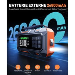 Booster De Batterie BuTure 3000A 20000mAh Avec Compresseur - Démarreur Portable, Occasion