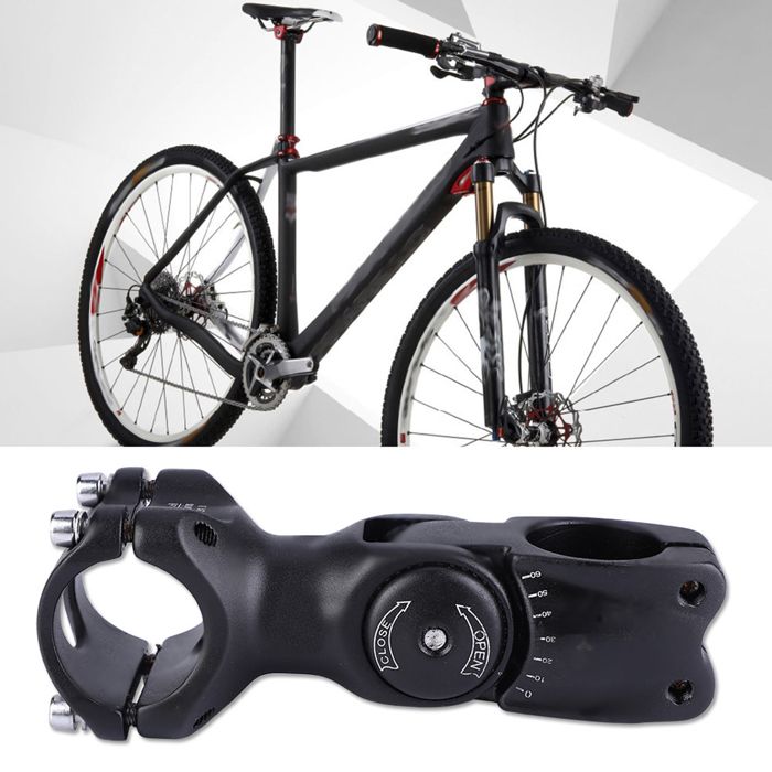 Riser de tige de guidon de vélo en alliage d'aluminium réglable