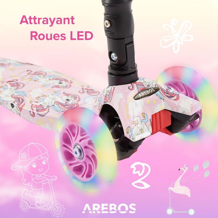 Trottinette Electrique 150w, 6 pouces, 7km, 15km/h, hauteur réglable