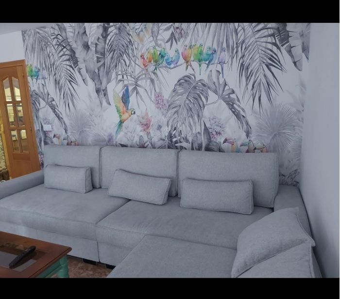 Papier Peint Panoramique Jungle Soie,Poster Geant Mural ...