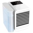 Climatiseur Mobile Mini Refroidisseur d'air Cooler et Ventilateur, Portable 3 en 1 Climatiseur Humidificateur Purificateur pour A340