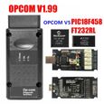 OPCOM – Firmware 1.99 1.95 1.78 1.70 1.65 PIC18F458 FTDI puce CAN-BUS lecteur de Code, pour Opel OP COM V1.99-0