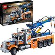 LEGO® 42128 Technic Le Camion de Remorquage Lourd Camion Jouet avec Grue, Jouet de Construction pour Enfants-0