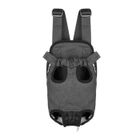 FOXNOVO Sac De Transport Ventral Poitrine Pour Animaux Chien Chat- Taille XL(noir jean)