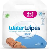 WATERWIPES Pack promotionnel 4+1 x60 lingettes